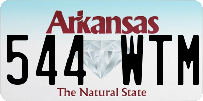 AR license plate 544WTM