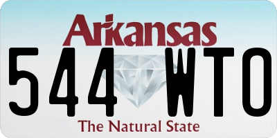 AR license plate 544WTO