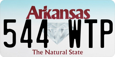 AR license plate 544WTP
