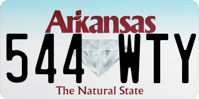 AR license plate 544WTY