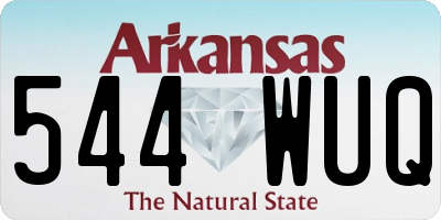 AR license plate 544WUQ