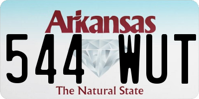 AR license plate 544WUT