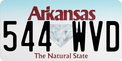 AR license plate 544WVD