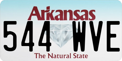 AR license plate 544WVE