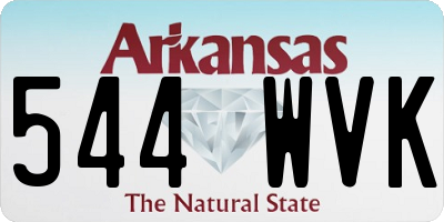 AR license plate 544WVK
