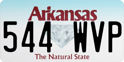 AR license plate 544WVP