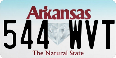 AR license plate 544WVT