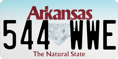 AR license plate 544WWE