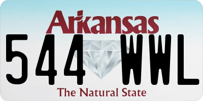 AR license plate 544WWL