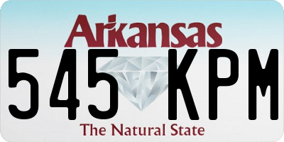 AR license plate 545KPM