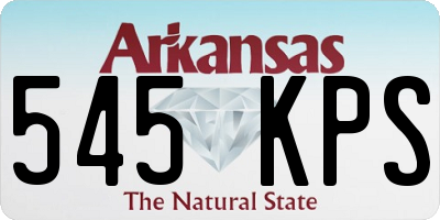 AR license plate 545KPS