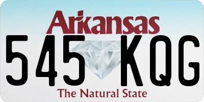 AR license plate 545KQG
