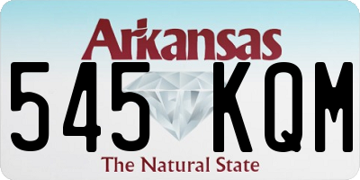 AR license plate 545KQM