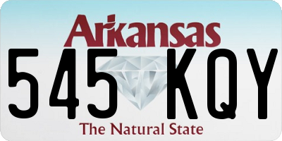 AR license plate 545KQY