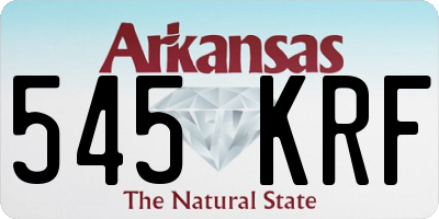 AR license plate 545KRF