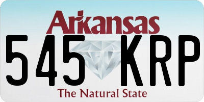 AR license plate 545KRP