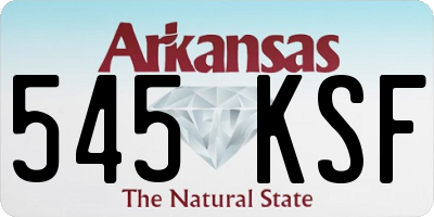 AR license plate 545KSF