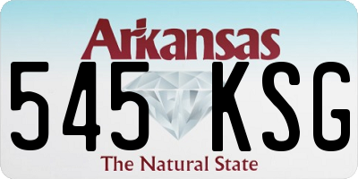 AR license plate 545KSG