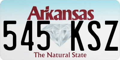 AR license plate 545KSZ