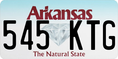 AR license plate 545KTG