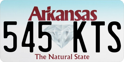 AR license plate 545KTS