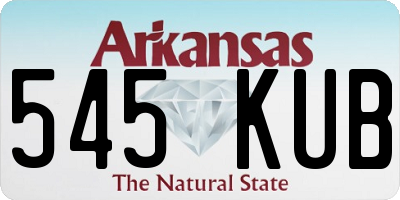 AR license plate 545KUB