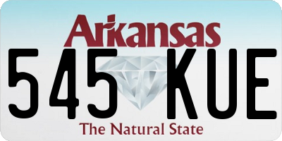 AR license plate 545KUE