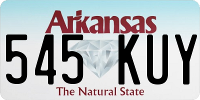 AR license plate 545KUY