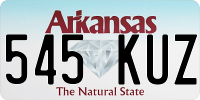 AR license plate 545KUZ