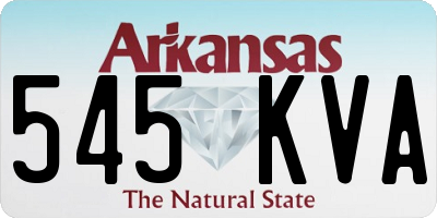 AR license plate 545KVA