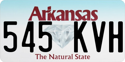 AR license plate 545KVH