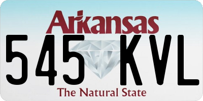 AR license plate 545KVL