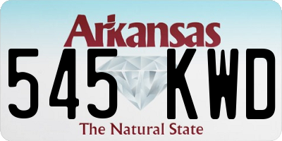 AR license plate 545KWD