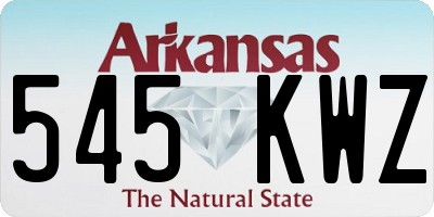AR license plate 545KWZ