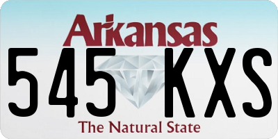 AR license plate 545KXS