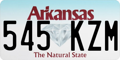 AR license plate 545KZM