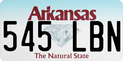 AR license plate 545LBN