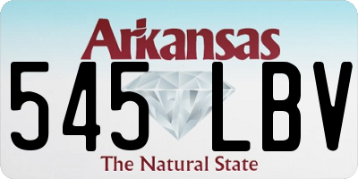 AR license plate 545LBV