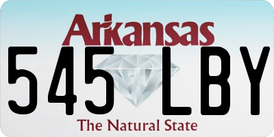 AR license plate 545LBY