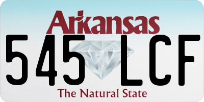 AR license plate 545LCF