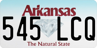 AR license plate 545LCQ