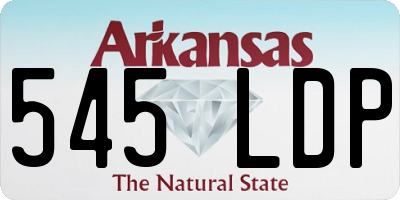 AR license plate 545LDP