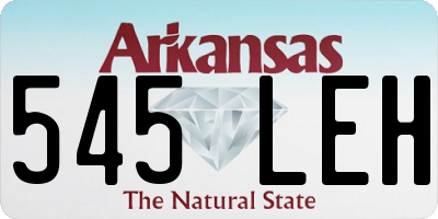 AR license plate 545LEH