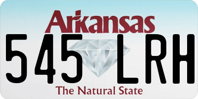 AR license plate 545LRH