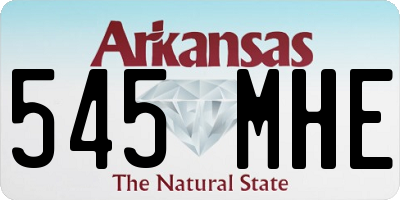 AR license plate 545MHE