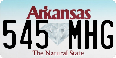 AR license plate 545MHG