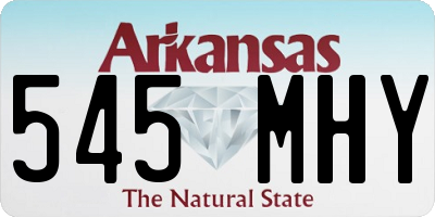 AR license plate 545MHY