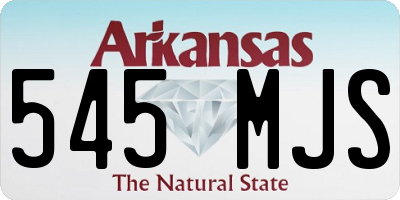 AR license plate 545MJS