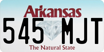 AR license plate 545MJT