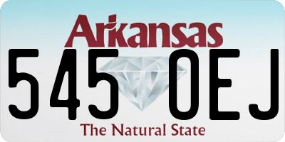 AR license plate 545OEJ
